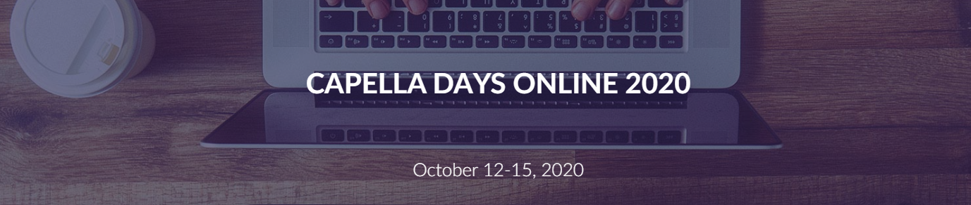 Capella Days 2020 Register